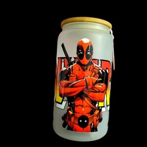 Deadpool 16oz Glasss Tumbler